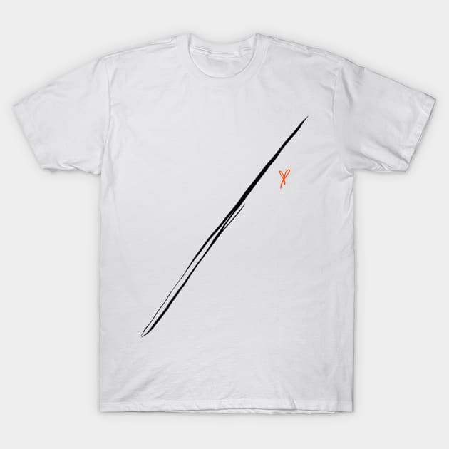 To draw a line T-Shirt by Michaela Cernejova